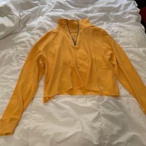 Yellow waffle Aeropostale long sleeve